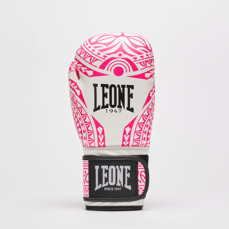 Leone Haka boxing gloves - white